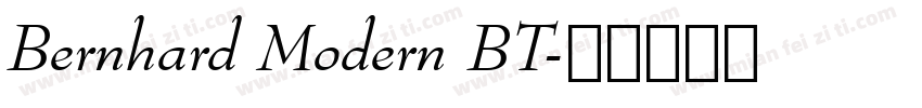 Bernhard Modern BT字体转换